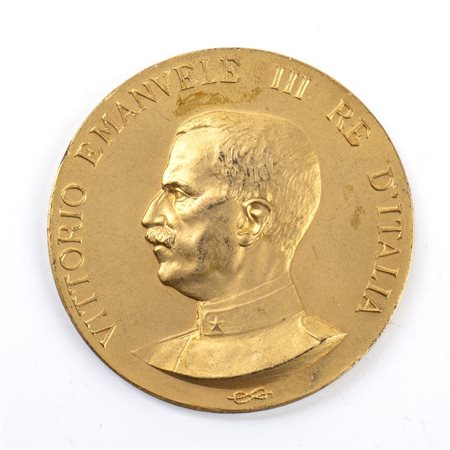  
Medaglia da tavolo regno Emanuele III, esposizione mostra Firenze 1929 primo quarto XX sec.
 