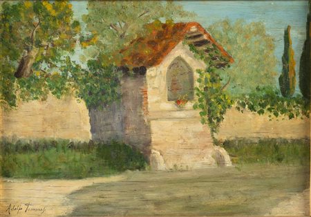 Adolfo Tommasi (Livorno 1851 - Firenze 1933), “Paesaggio”.