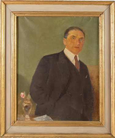 Giovanni Romagnoli (Faenza 1893 – Bologna 1976), “Ritratto di Emidio Cinti”.