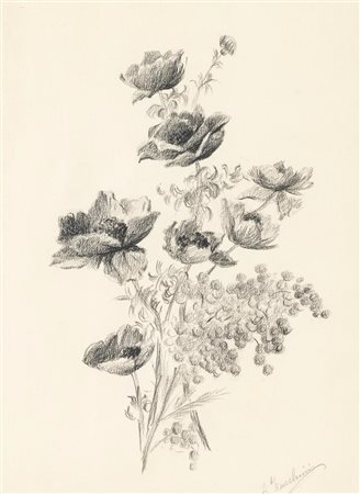 Agostino Zucchini (Fiesso di Budrio 1894 - Bologna 1972), “Fiori”.