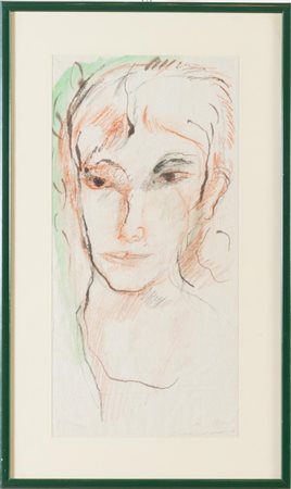 Ernesto Treccani (Milano 1920 - 2009) “Ritratto”.