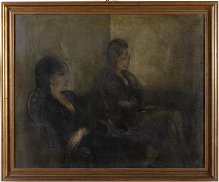 Alberto Sughi (Cesena 1928 - Bologna 2012), “Figure femminili”.