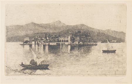 Antonio Pollini (Germignana 1894 – Belgirate 1954), “Isola Bella – Lago Maggiore”, 1928.