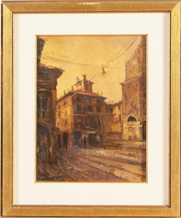 Carlo Corticelli (XX secolo), “Via Castiglione”, 1974.