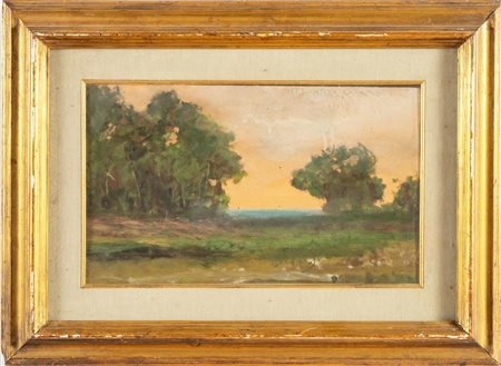 Anonimo del XIX-XX secolo, “Paesaggio marino”. 