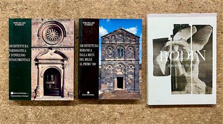 AUGUSTE RODIN E ARCHITETTURA IN SARDEGNA - Lotto unico di 3 cataloghi