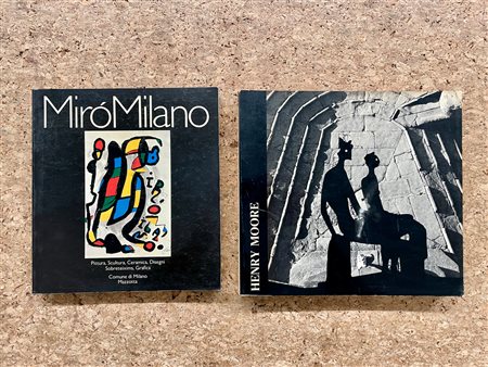 JOAN MIRÓ E HENRI MOORE - Lotto unico di 2 cataloghi