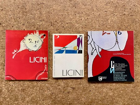 OSVALDO LICINI - Lotto unico di 3 cataloghi