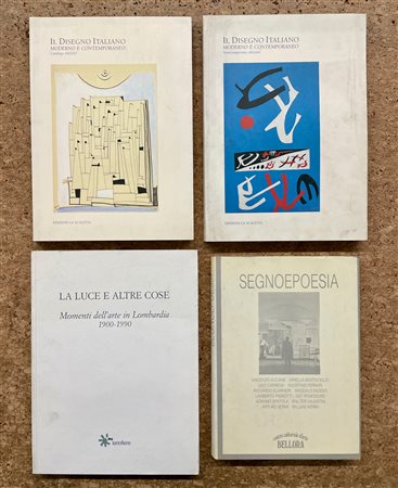 COLLETTIVE DI ARTE ITALIANA DEL XX SECOLO - Lotto unico di 4 cataloghi