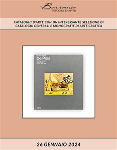 ASTA N.192 - CATALOGHI D'ARTE CON UN'INTERESSANTE SELEZIONE DI CATALOGHI GENERALI E MONOGRAFIE DI ARTE GRAFICA