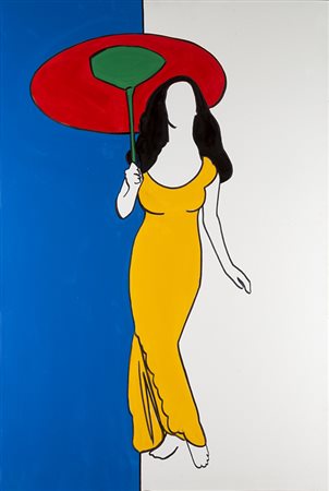 Lodola Marco Dorno (Pavia) 1955 Senza titolo Smalti su tela 100 x 150 cm...