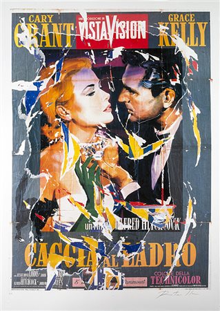 Rotella Mimmo Catanzaro 1918 - Milano 2006 Caccia al ladro Multiplo e...