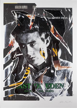 Rotella Mimmo Catanzaro 1918 - Milano 2006 James Dean Multiplo e decollage su...