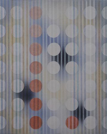 Nangeroni Carlo New York 1922 Senza titolo - 1990 Olio su tela 41 x 51 cm...