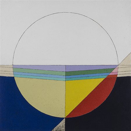 Carmi Eugenio Genova 1920 Il divertimento del cerchio - 2006 Acrilico e...