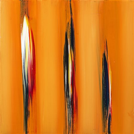 Finzi Ennio Venezia 1931 Il verso del colore in giallo - 2010 Acrilico su...