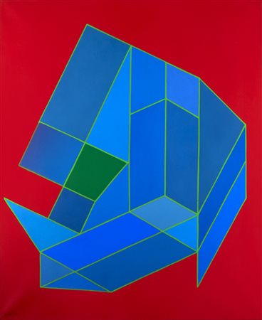 Perilli Achille Roma 1927 Il richiamo freddo - 2006 Tecnica mista su tela 81...