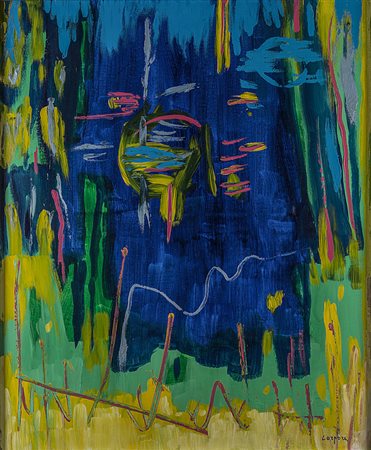 Corpora Antonio Tunisi 1909 - Roma 2004 Gli stendardi di Saladino - 1989...