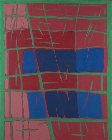 Corpora Antonio Tunisi 1909 - Roma 2004 Il sole rosa - 1971 Olio su tela 65 x...