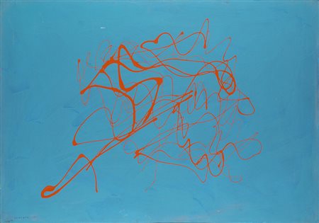 Turcato Giulio Mantova 1912 - Roma 1995 Itinerari - 1972 Olio su tela 100 x...