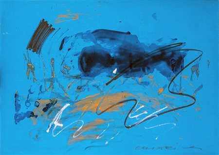 Chiari Giuseppe Firenze 1926 - 2007 Senza titolo Tecnica musta su carta...