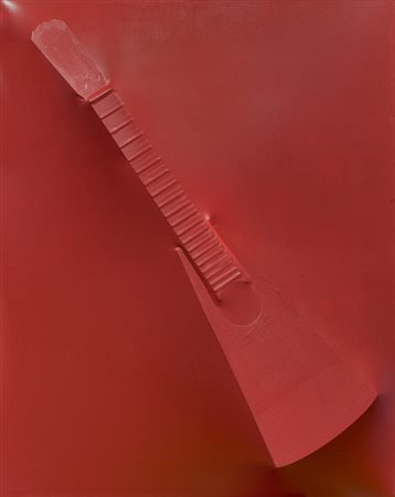 Migliozzi Gianfranco Macerata 1941 Balalajka in rosso Tela estroflessa rossa...
