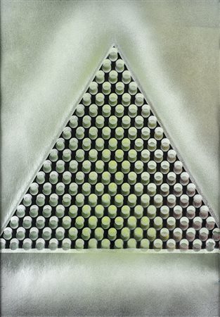 Costalonga Franco Venezia 1933 Triangolo d'argento - 2004 Acrilico su cartone...