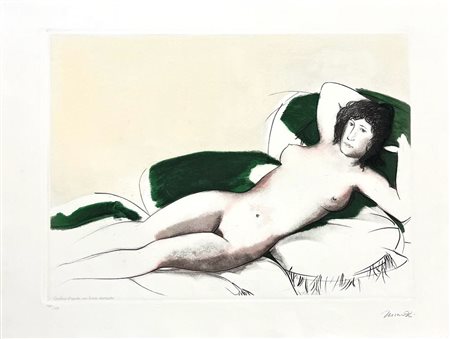 Giacomo Manzù d’après “La Maja desnuda di Francisco Goya”