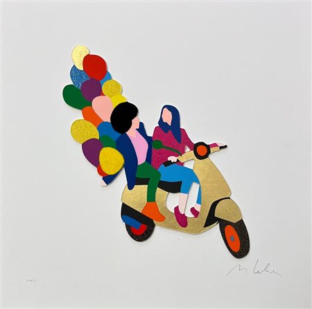 Marco Lodola “In vespa”