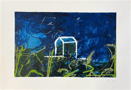 Mario Schifano “Veduta notturna” 1996