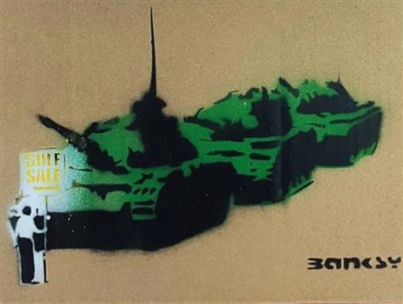 Banksy “Senza titolo” 2015 