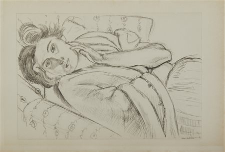 MATISSE HENRI (1869 - 1954) - Dal portfolio Cinquante Dessins.