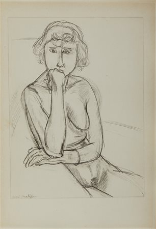 MATISSE HENRI (1869 - 1954) - Dal portfolio Cinquante Dessins.