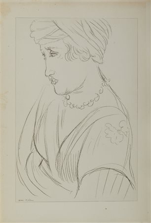 MATISSE HENRI (1869 - 1954) - Dal portfolio Cinquante Dessins.