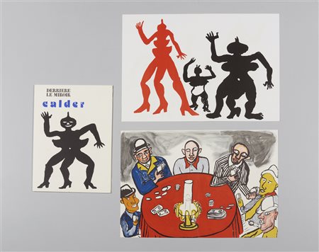 CALDER ALEXANDER (1898 - 1976) - Derrière le miroir.