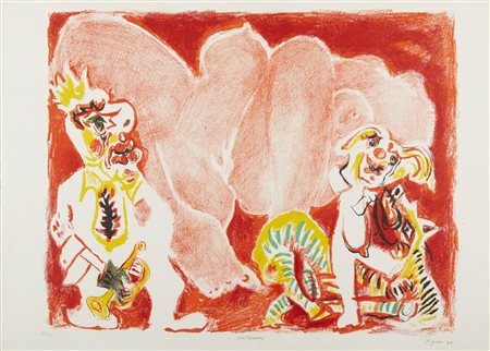 PIGNON EDUARD (1905 - 1993) - Les Clowns.