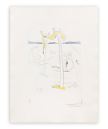 SALVADOR DALÌ (1904-1989) - Senza Titolo, 1974