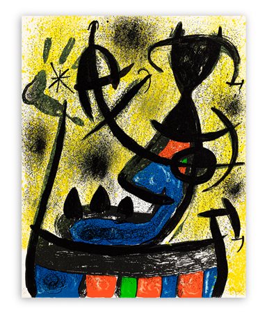 JOAN MIRÒ (1893-1983) - Circulo de piedra, 1971