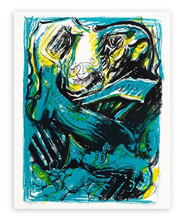 EDOUARD PIGNON (1905-1993) - Senza Titolo (El circulo de piedra), 1970