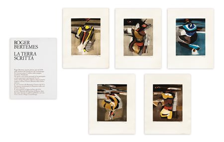 ROGER BERTEMES (1927-2006) - La terra scritta, 1974