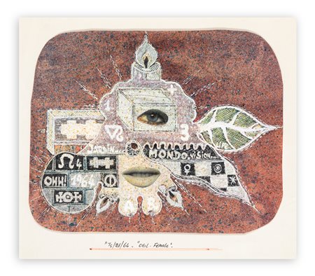 GUY HARLOFF (1933-1991) - Oeil-female, 1964