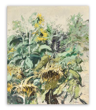 GIANCARLO CAZZANIGA (1930-2013) - Girasoli