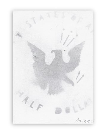 FRANCO ANGELI (1935-1988) - Senza Titolo, databile anni '70