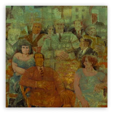 REMO SQUILLANTINI (1920-1996) - Pranzo importante, 1978