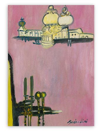 REMO BRINDISI (1918-1996) - Venezia Rosa, fine anni '80