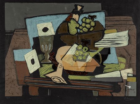 Georges Braque Argenteuil, Francia 1882-Parigi, Francia 1963 Natura morta...