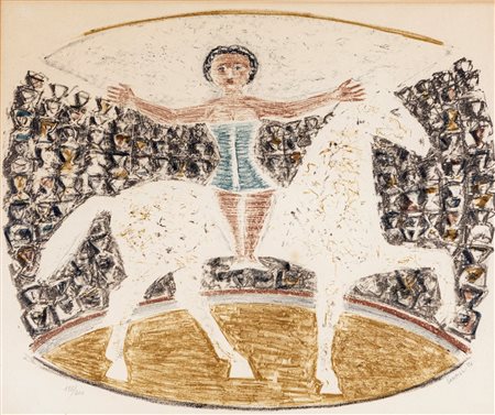 Massimo Campigli (Berlino 1895-Saint-Tropez 1971) Senza titolo 1954...