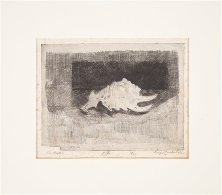 Luigi Bartolini (Cupramontana 1892-Roma 1963) Conchiglia 1931 Acquaforte cm...