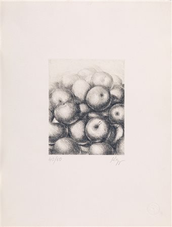 Dieter Kopp (Prien am Chiemsee 1939-0) Still Life 1984 Acquaforte cm 45x34,5...