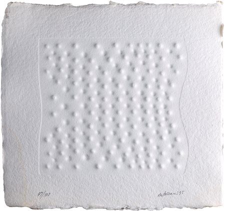 Enrico Castellani (Castelmassa 1930-Viterbo 2017) Superficie I 1995...